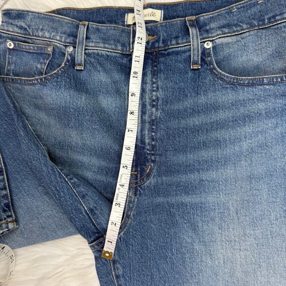 Madewell The Perfect Vintage Jean Kepler Blue Wash Size 32 NWT Classic Preppy - Picture 9 of 16